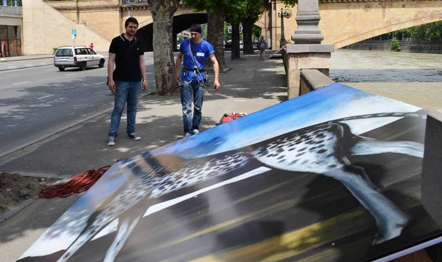Pirosmani masterpieces along Mtkvari River – Urban art in Tbilisi geotv.ge